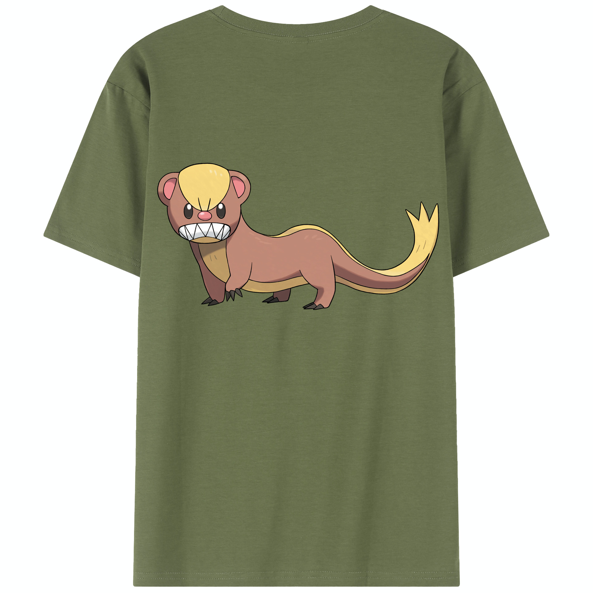 （画像用） ポケットモンスター Pokémon 綿100％半袖Tシャツ（背面プリント）